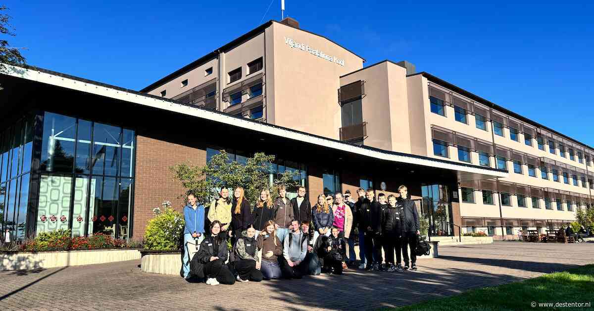 Van Zwartsluis naar Viljandi: tien leerlingen Agnieten College op uitwisseling in Estland