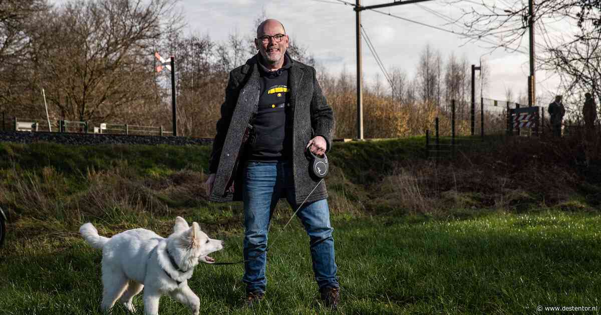 Geen speciale wandelroute voor baas en hond in Deventer, want in de stad is de ruimte schaars