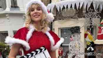 Amandaland Christmas special first look: Lucy Punch is a 'middle-aged sexy Santa' as her social-climbing character prepares to host 'chaotic' festive bash as a So-Ha divorcée
