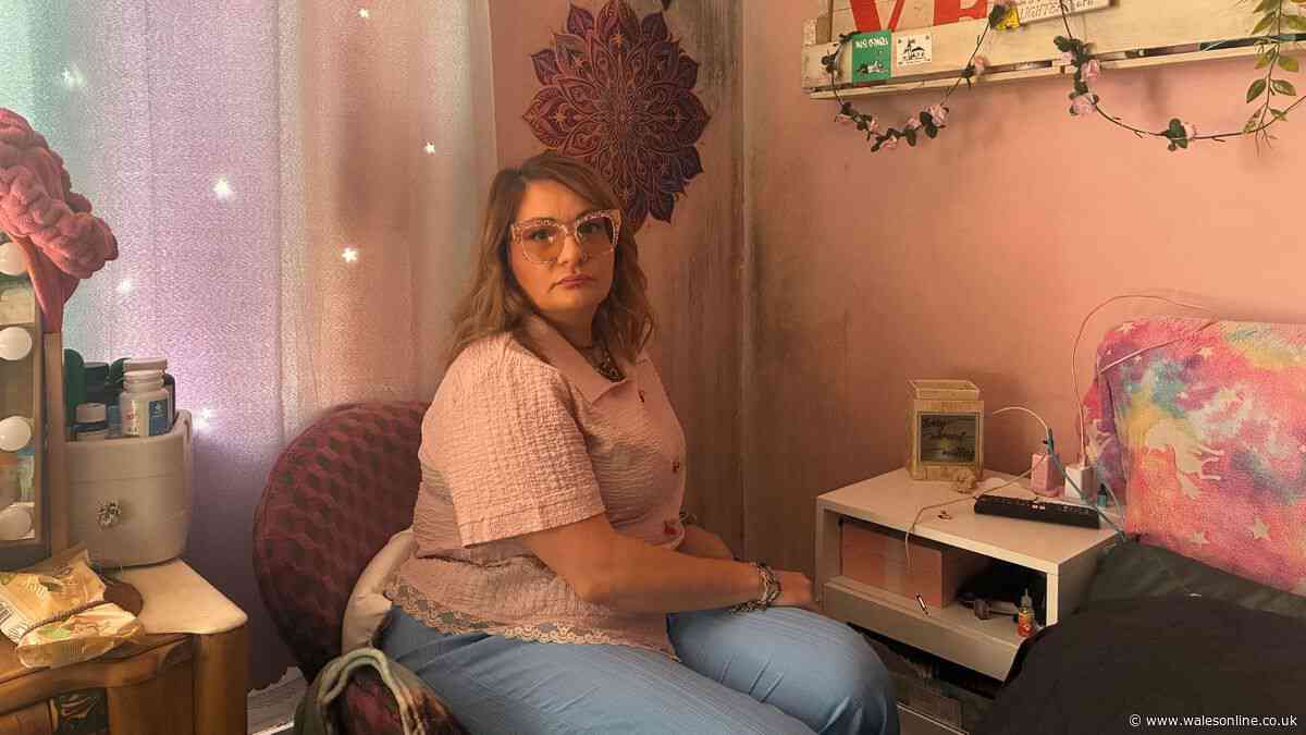 'My son has to sleep in the living room because of the state of our rotting Cardiff flat'