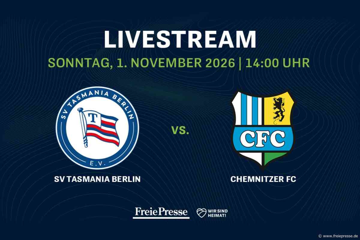 Regionalliga Nordost im Livestream: SV Tasmania Berlin gegen Chemnitzer FC