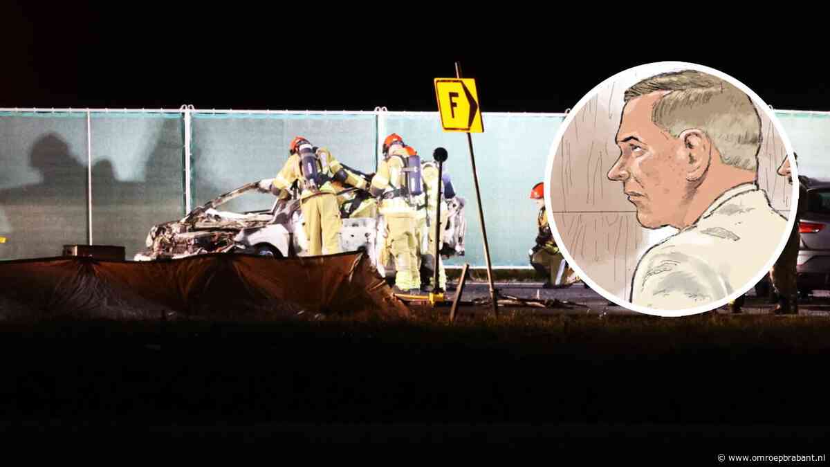 Straf van 16 jaar cel blijft staan voor man die gezin doodreed op A59
