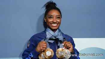 Simone Biles details fresh health battle with eczema... just months after Olympics icon revealed she 'almost died'