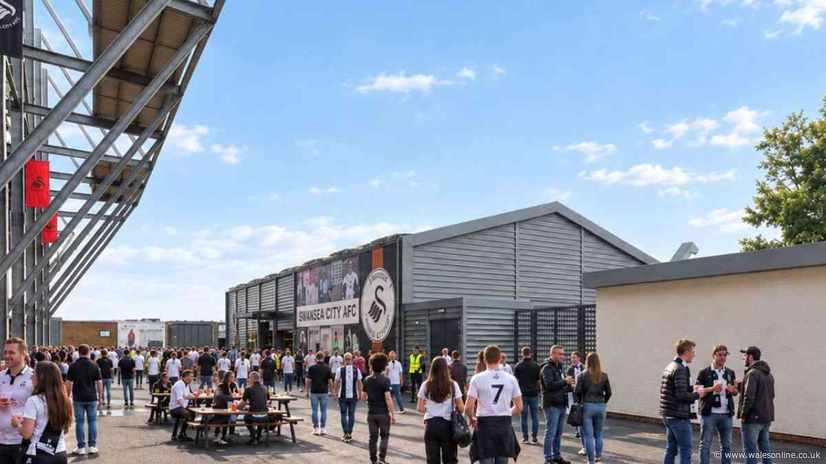 First images show Swansea City plan for huge new fan zone at stadium