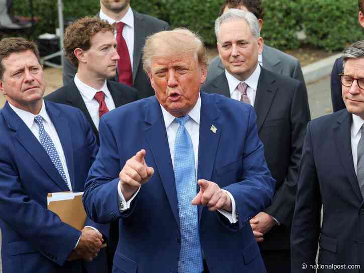 Trump posts 'super intelligence' document with U.S. spelt as 'Unites States'