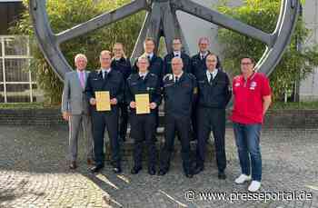 FW-PL: Fünf Feuerwehrangehörige ausgezeichnet