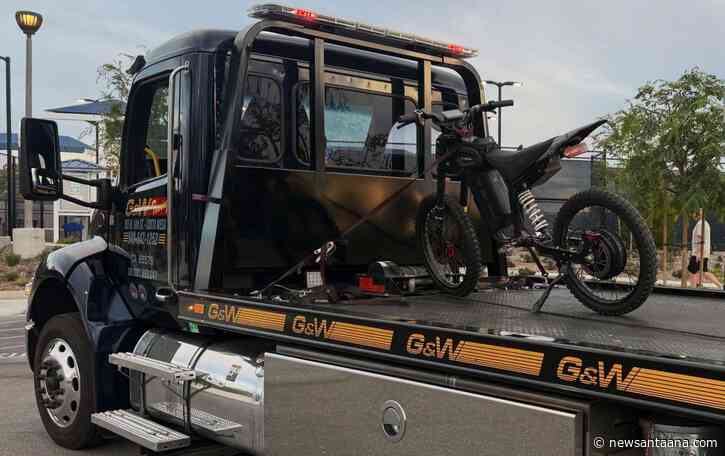 Irvine Police impound 62‑MPH illegal e‑moto; Parents warned of child‑endangerment charges