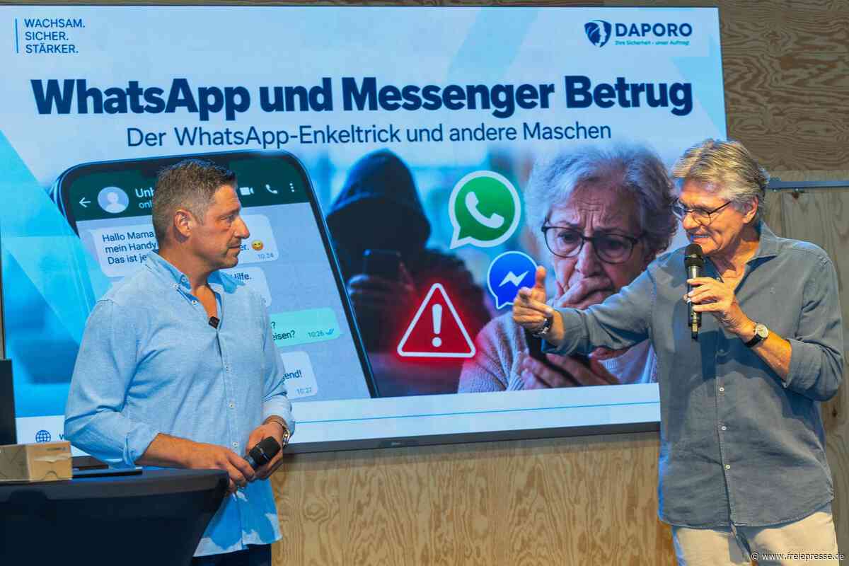 Whatsapp, Booking und Fakeshops: Jeder kann Opfer von Betrügern werden – Escher klärt im Vogtland auf