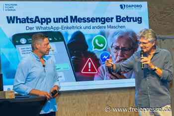 Whatsapp, Booking und Fakeshops: Jeder kann Opfer von Betrügern werden – Escher klärt im Vogtland auf