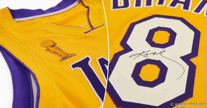 Rare Kobe Bryant jersey from birth of ‘Black Mamba’ era could fetch millions