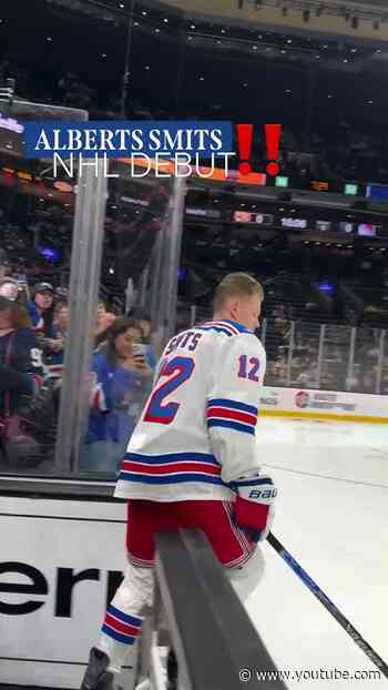 Let go Smitty!! #nyr #debut #hockey