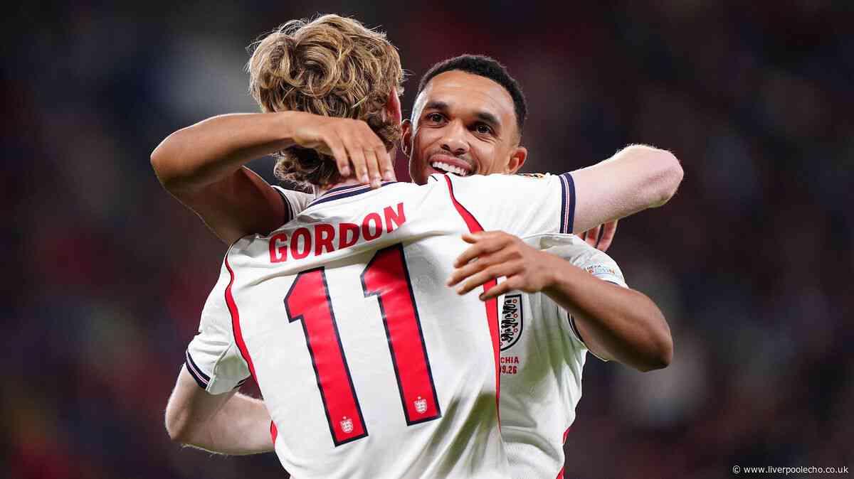 Trent Alexander-Arnold tells Thomas Tuchel what he wants to hear as Anthony Gordon responds