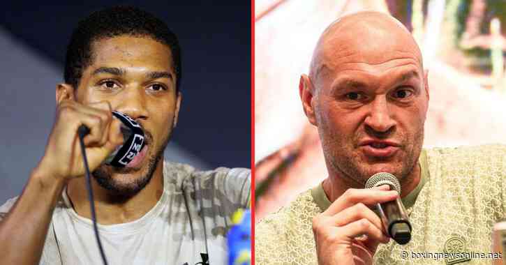 Watch live as Anthony Joshua and Tyson Fury face off for the first time at London press conference