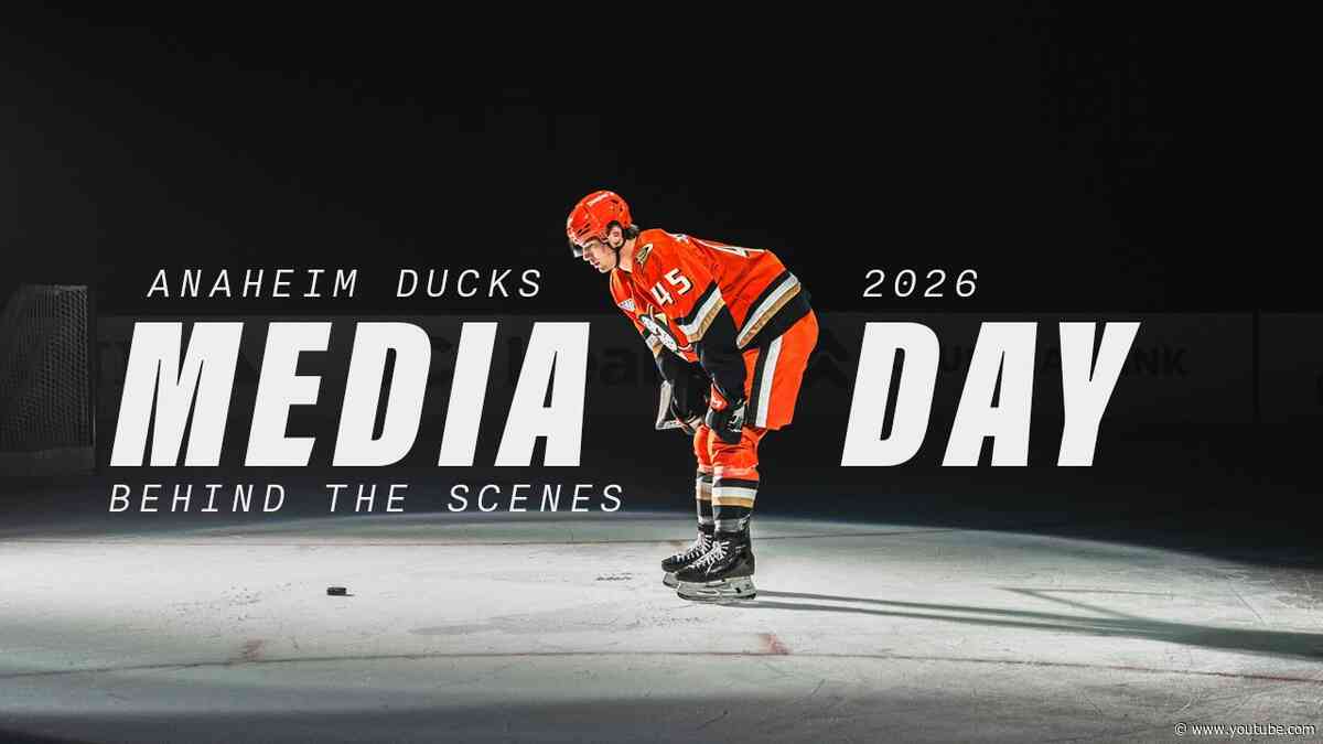 Behind the Scenes at Anaheim Ducks Media Day 2026