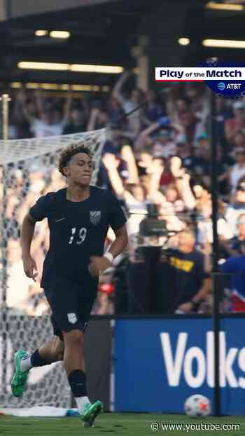 A Brilliant Buildup for Julian Hall’s First #USMNT Goal!