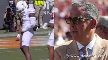 Texas athletic director apologizes for 'embarrassing' on-field celebrations after player mimed urinating