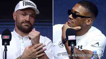 Tyson Fury vs Anthony Joshua LIVE: Rivals face-off at press conference as fight row ends