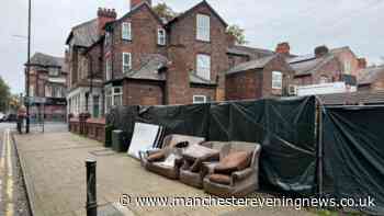 Fly-tipping fury in Urmston as residents slam latest pile of dumped furniture