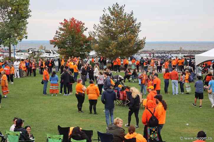 A day to both celebrate and reflecting during Every Child Matters Walk and Exhibition at the North Bay Waterfront