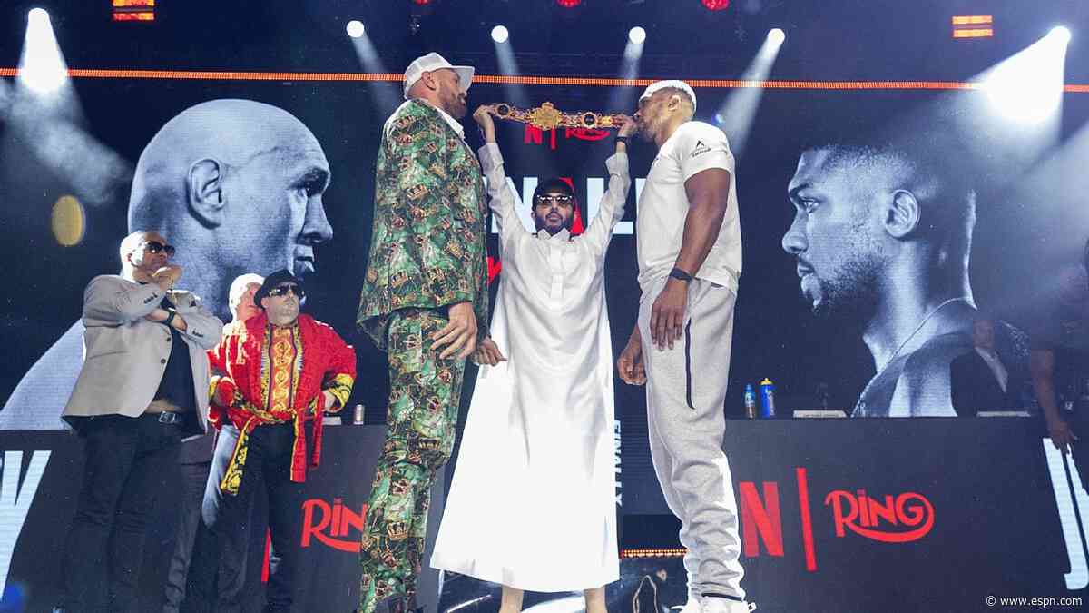 Fury, Joshua show respect in first press conference