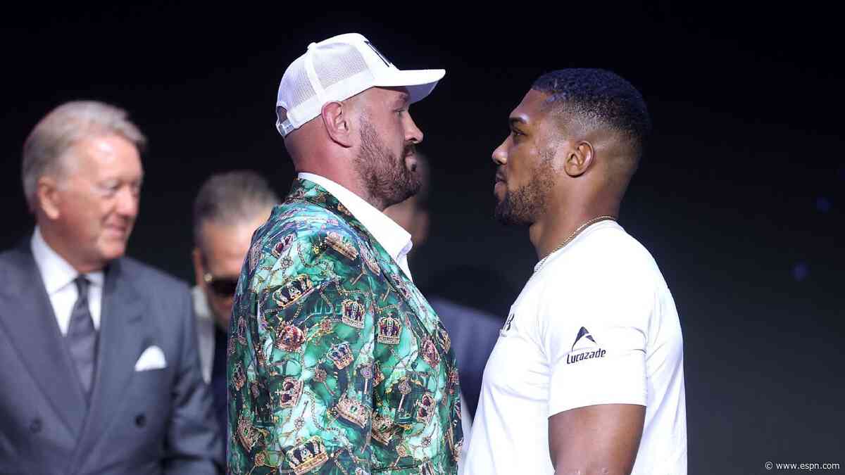 Fury-Joshua news conference: As it happened