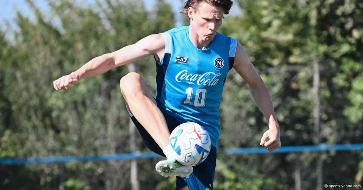 McTominay back in training with Napoli after heart surgery