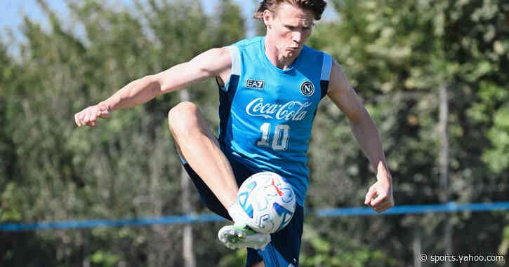 McTominay back in training with Napoli after heart surgery