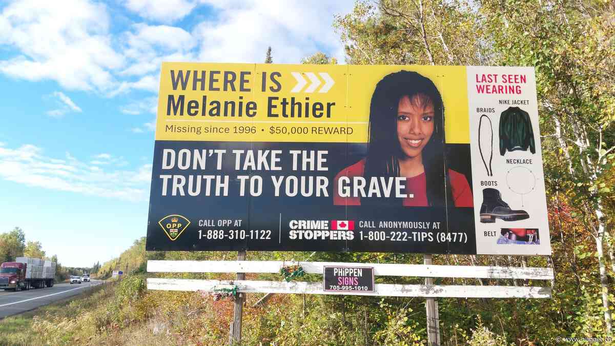 New billboard highlighting clothing Melanie Ethier went missing in launched