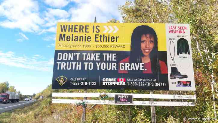New billboard highlighting clothing Melanie Ethier went missing in launched