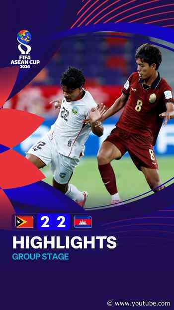 Timor-Leste 🆚 Cambodia #FIFAASEANCup