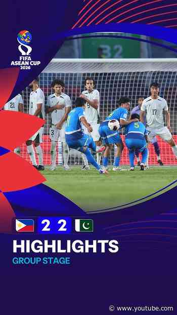 Philippines 🆚 Pakistan #FIFAASEANCup