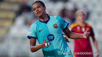 FC Barcelona met Esmee Brugts en Renee van Asten kloppen AS Roma ruim in Champions League
