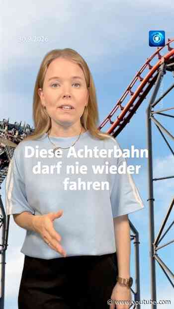 Deshalb ist eine Achterbahn in den USA jetzt dicht  #tagesschau  #nachrichten #usa #achterbahn