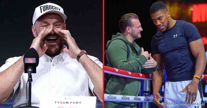 Tyson Fury sums up Anthony Joshua teaming up with former trainer Ben Davison for December fight