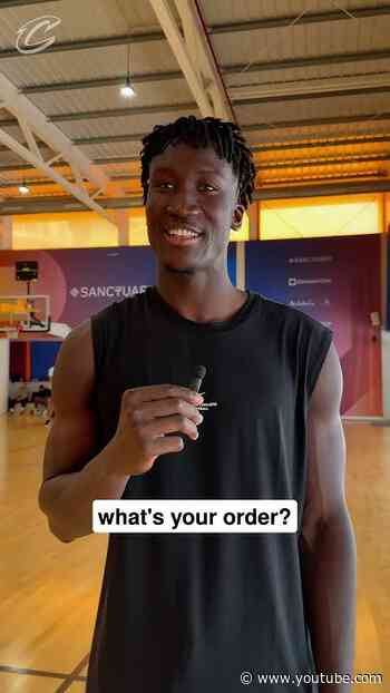GET TO KNOW with Khalifa Diop! #LetEmKnow #Cavs #KhalifaDiop #NBA #Shorts