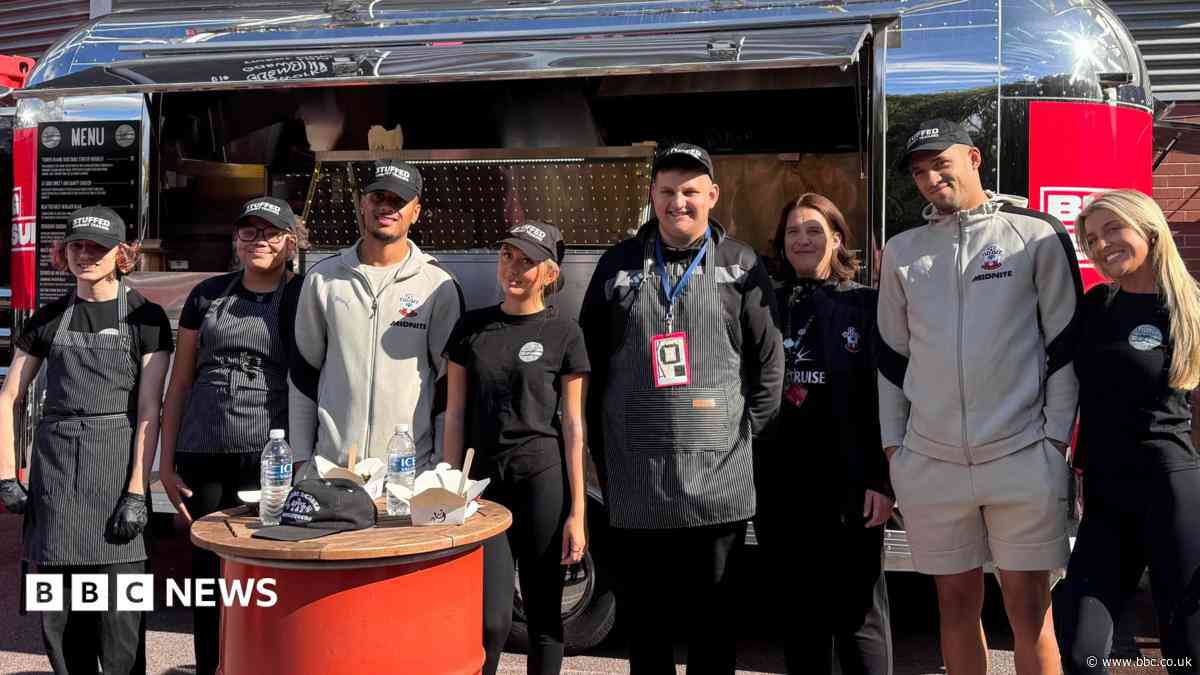 Football stadium food truck is 'changing lives'