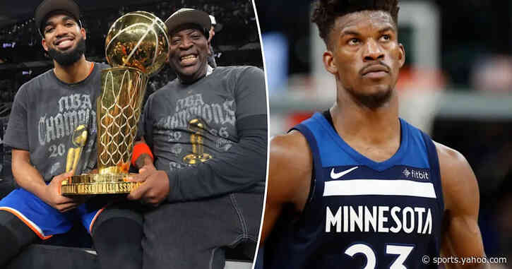 Karl-Anthony Towns’ dad shades Jimmy Butler over longtime beef: ‘Ain’t got no championship’