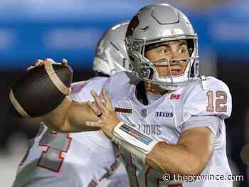 B.C. Lions this week: They’re on a hot streak, but they have teams in hot pursuit