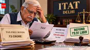 Senior citizen wrongly paid tax on Rs 25.42 lakh bond interest; ITAT orders Rs 9.91 lakh refund