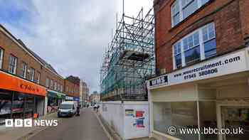 Demolition 'gap' to be filled with flats and shops