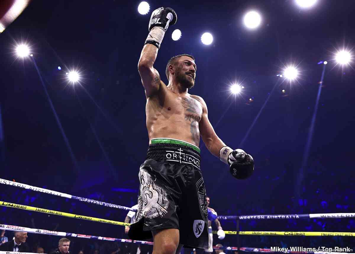 Vasiliy Lomachenko Targets Anthony Cacace For Comeback