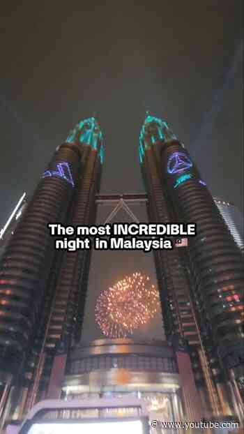 KL, we have NO words 🎆 😍 #f1 #mercedesf1 #kimiantonelli #georgerussell