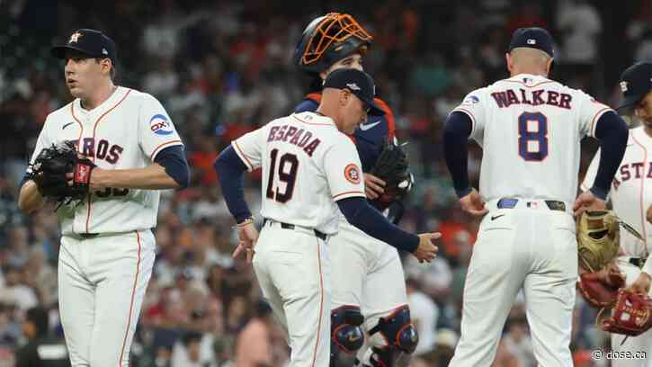 The Astros are out of the playoffs