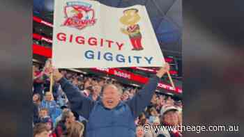 The ‘Roosters family’ guy with the NRL’s most confusing banner