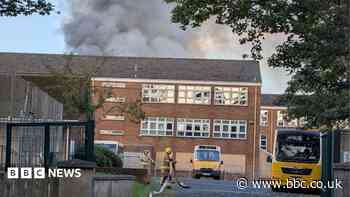 Fire at old school building being treated as arson