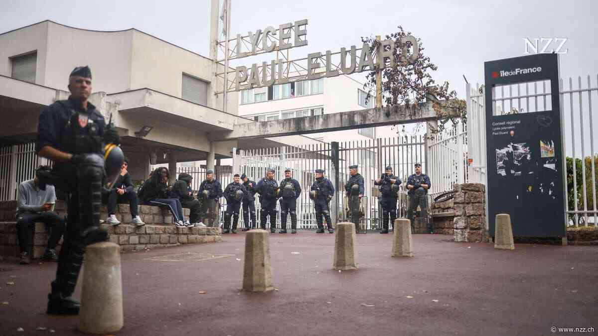 «Erst wenn es knallt, hört man uns zu»: Die Schülerproteste in Frankreich schlagen in Gewalt um