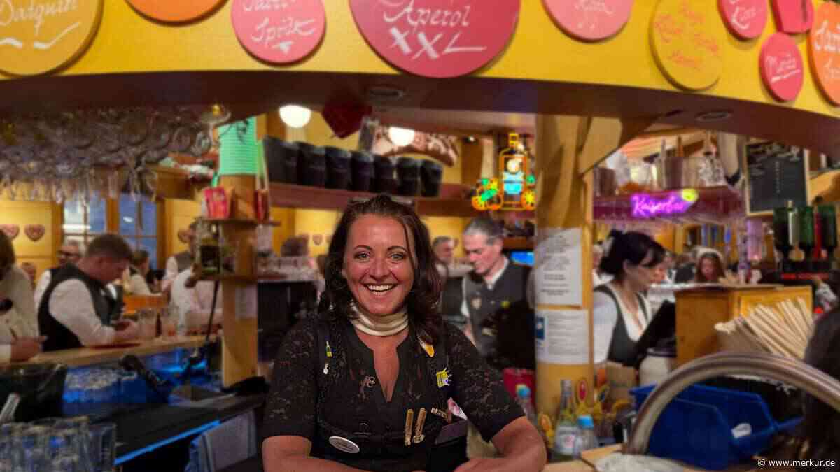 Barkeeperin Katrin schenkt auf der Wiesn kein Bier aus – ein Getränk ist besonders gefragt