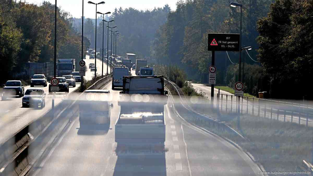 B17 in Augsburg wird wegen Bauarbeiten gesperrt: Wie heftig wird das für Autofahrer?