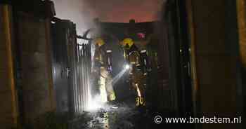 Schuur verwoest door brand in Breda