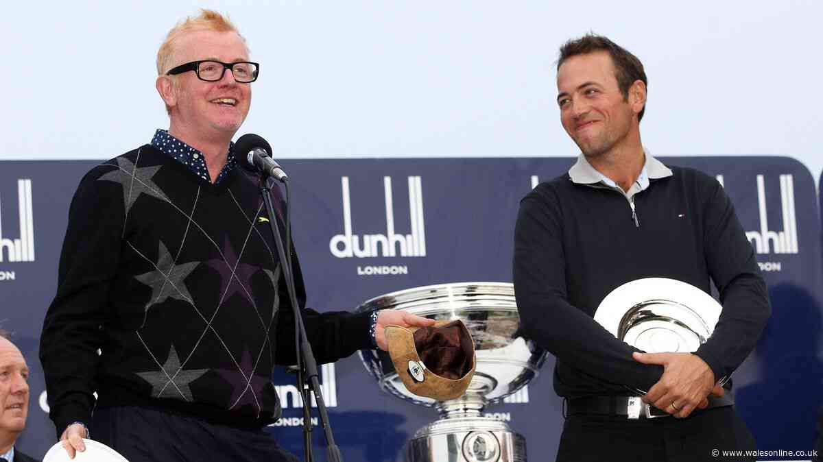 Chris Evans banned from golf tournament with Gareth Bale after accusations